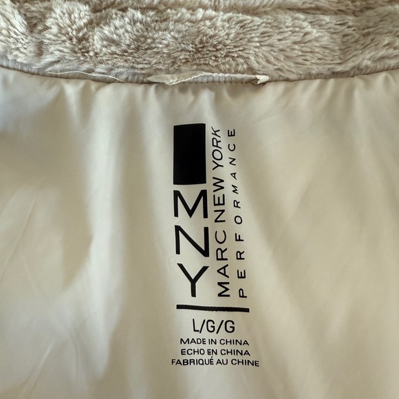 Marc New York Performance Tan Fur Puffer Jacket - Picture 6 of 7